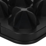 4Grid Ice Mold Reusable DiamondShape Ice Cubes Maker Tray Home Kitchen Supplies(Black )
