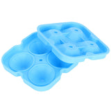 4Grid Ice Mold Reusable DiamondShape Ice Cubes Maker Tray Home Kitchen Supplies(Blue ) - Extra Image