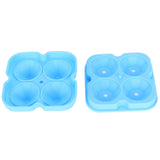 4Grid Ice Mold Reusable DiamondShape Ice Cubes Maker Tray Home Kitchen Supplies(Blue ) - Extra Image