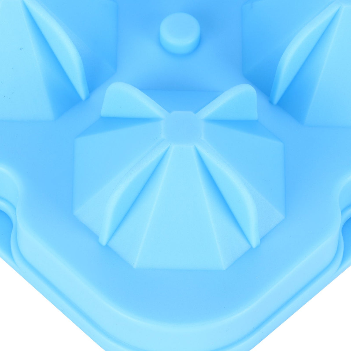 4Grid Ice Mold Reusable DiamondShape Ice Cubes Maker Tray Home Kitchen Supplies(Blue )
