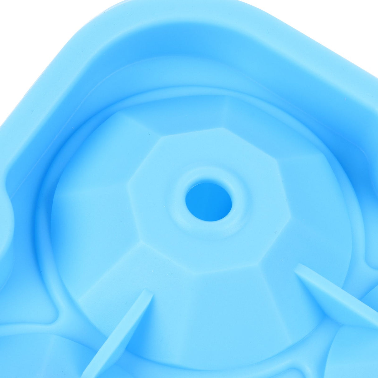 4Grid Ice Mold Reusable DiamondShape Ice Cubes Maker Tray Home Kitchen Supplies(Blue )
