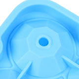 4Grid Ice Mold Reusable DiamondShape Ice Cubes Maker Tray Home Kitchen Supplies(Blue )