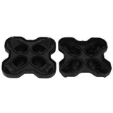 4-Grid Skull Shape Ice Tray Mold Food Grade Silicone Ice Cream Mold for Kitchen Summer