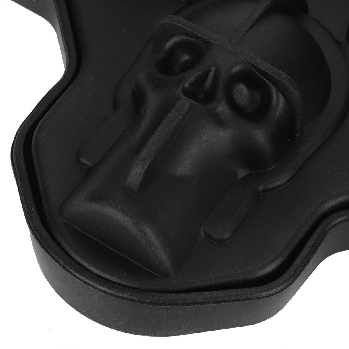 4-Grid Skull Shape Ice Tray Mold Food Grade Silicone Ice Cream Mold for Kitchen Summer