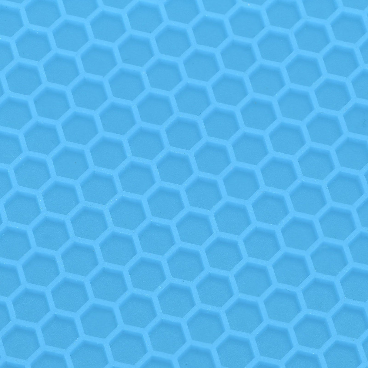Insulation Pad Food Grade Silicone Pad AntiScalding Thickened Microwave Oven Mat for Kitchen Use(Blue )