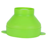 Popcorn Bucket Folding Silicone DIY Popcorn Maker Bowl with Lid Kitchen Accessory(With HandleGreen ) - 45-Degree Angle
