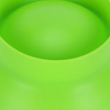 Popcorn Bucket Folding Silicone DIY Popcorn Maker Bowl with Lid Kitchen Accessory(With HandleGreen )