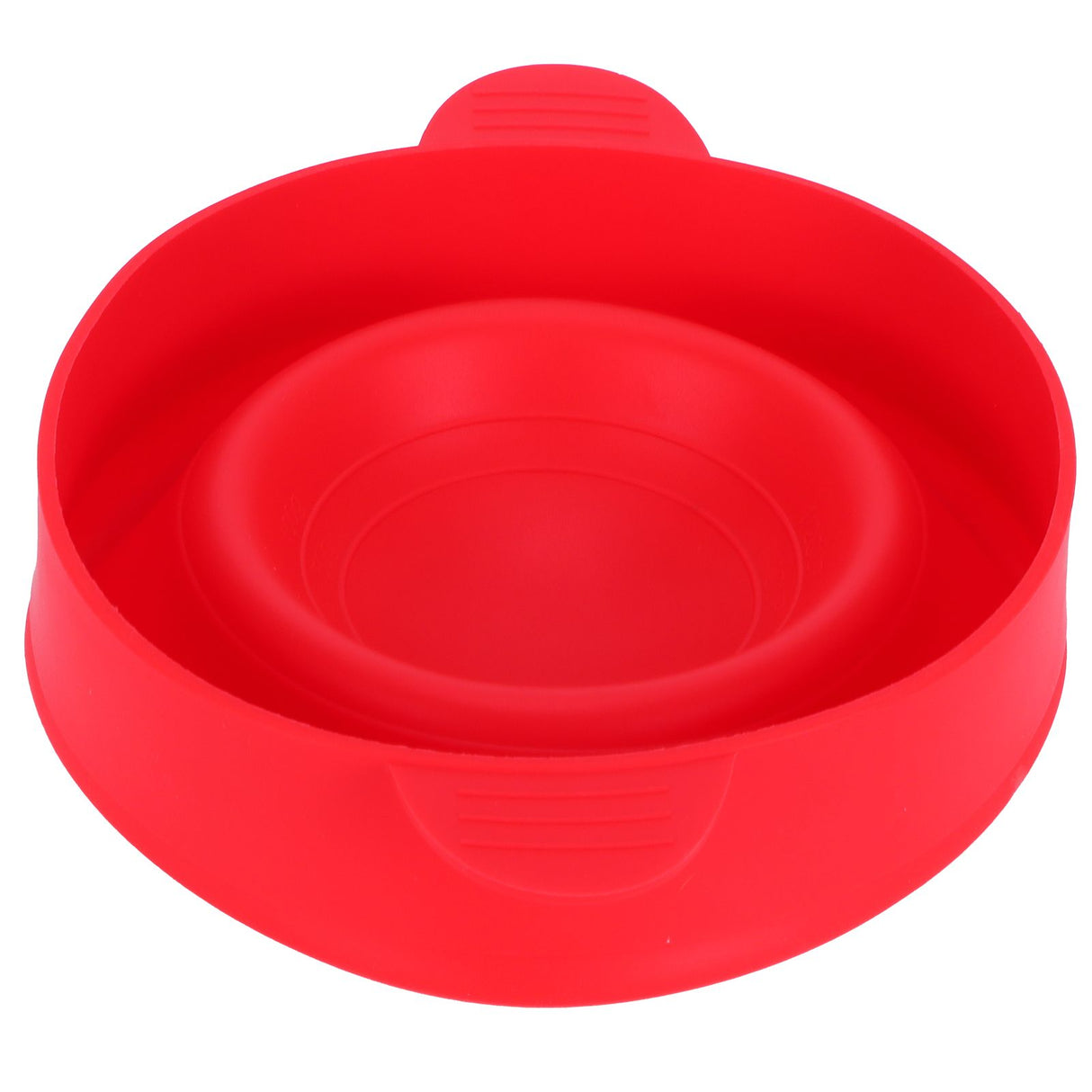 Popcorn Bucket Folding Silicone DIY Popcorn Maker Bowl with Lid Kitchen Accessory(With HandleRed )
