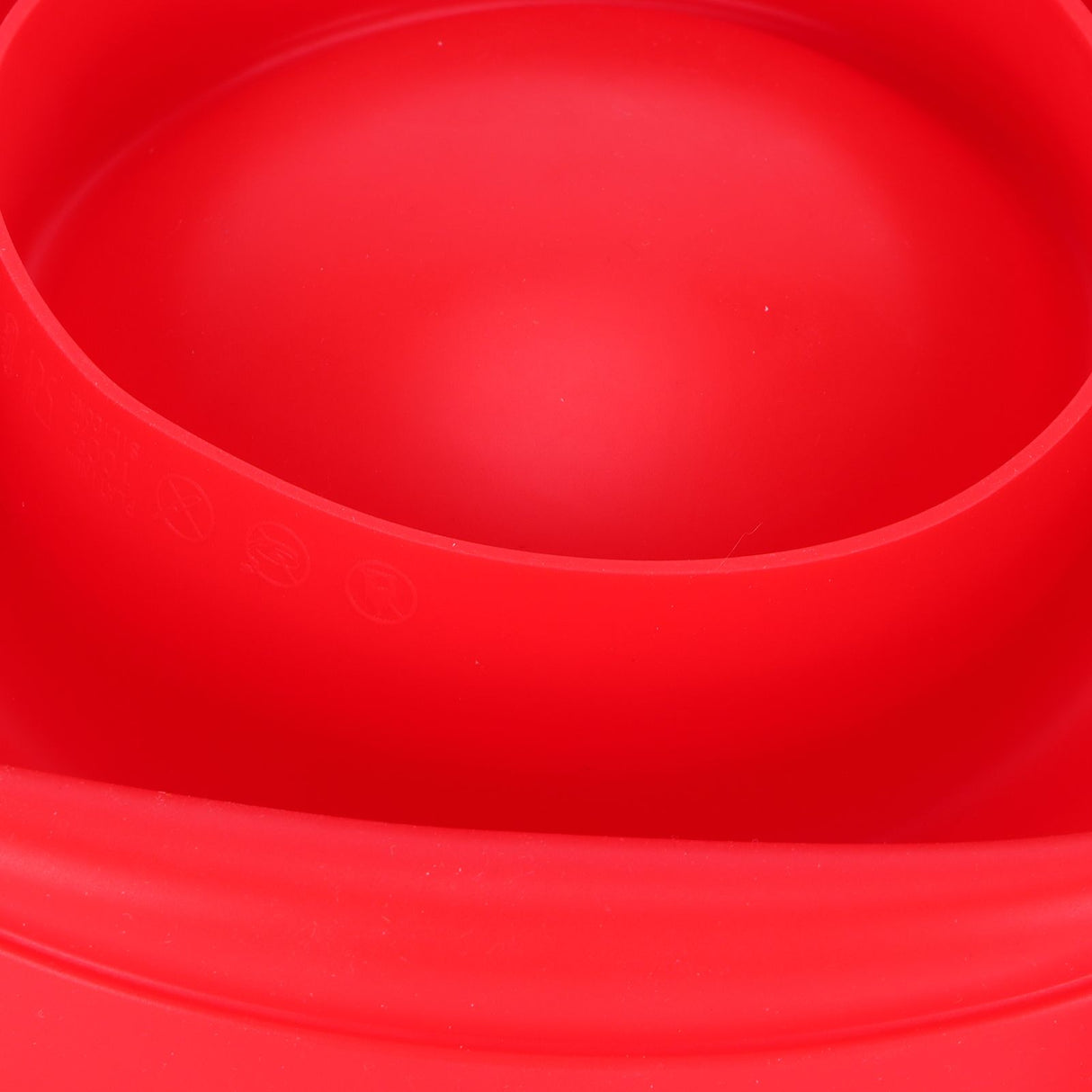 Popcorn Bucket Folding Silicone DIY Popcorn Maker Bowl with Lid Kitchen Accessory(With HandleRed )