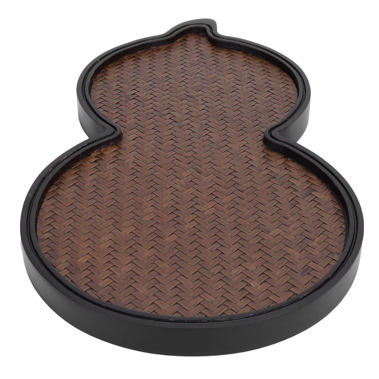 Mat Surface Bamboo Small Tea Tray Tea Plate for Teawares Teaset Saucers Tea CeremonyGourd