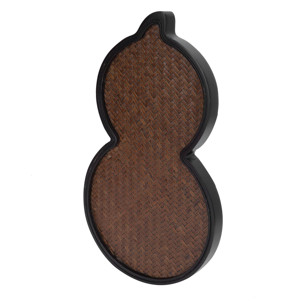 Mat Surface Bamboo Small Tea Tray Tea Plate for Teawares Teaset Saucers Tea CeremonyGourd