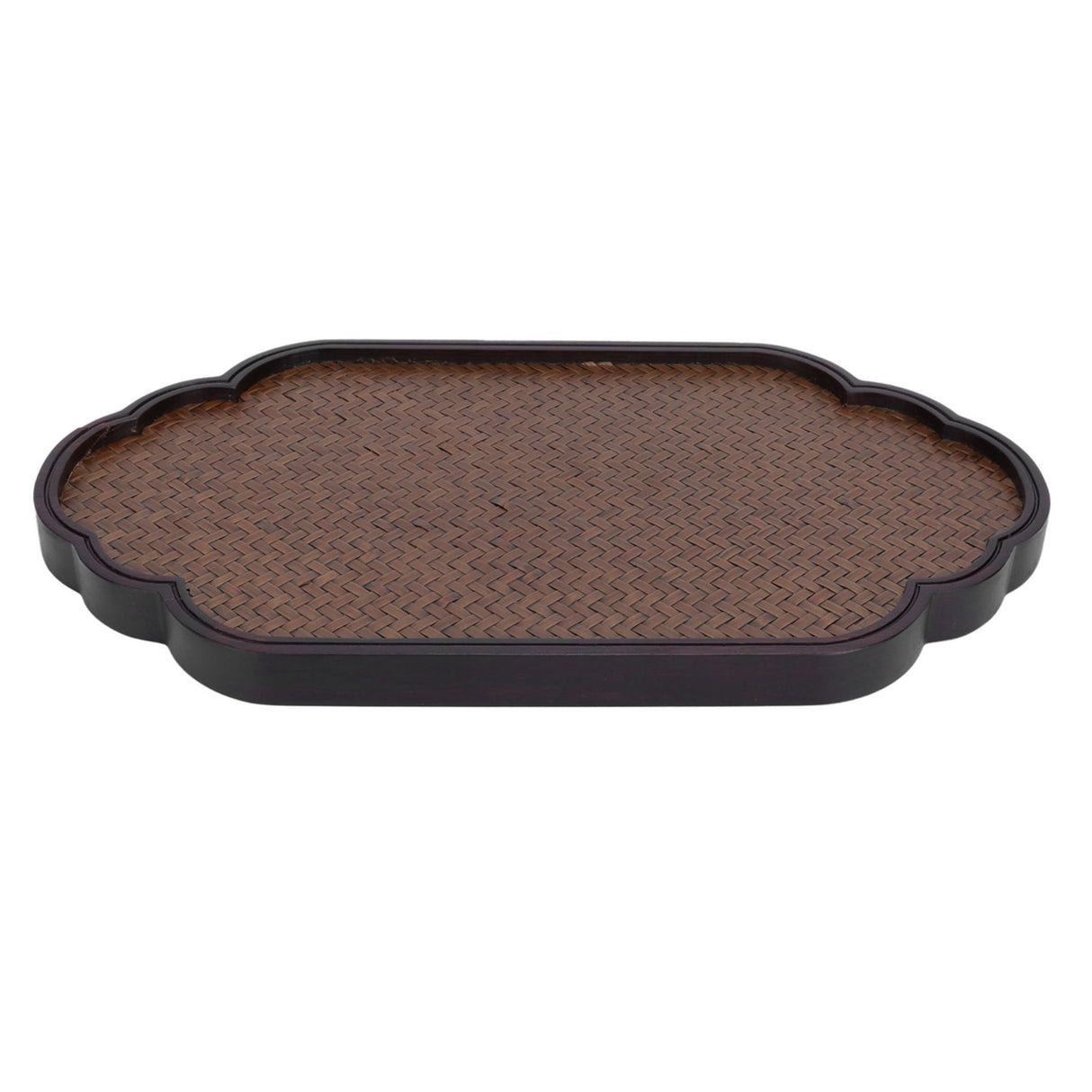 Mat Surface Bamboo Small Tea Tray Tea Plate for Teawares Teaset Saucers Tea CeremonyClouds