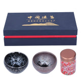 Tea Canister Teacup Set Ceramics Kung Fu Tea Set Gift Accessories for Home Gift Drinking