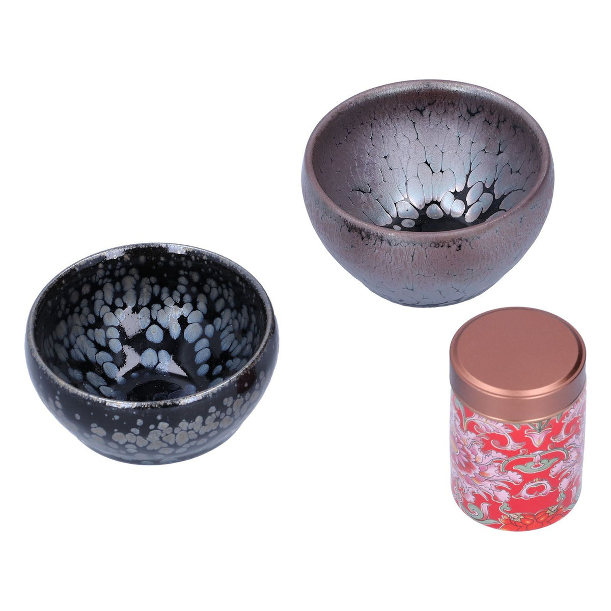 Tea Canister Teacup Set Ceramics Kung Fu Tea Set Gift Accessories for Home Gift Drinking