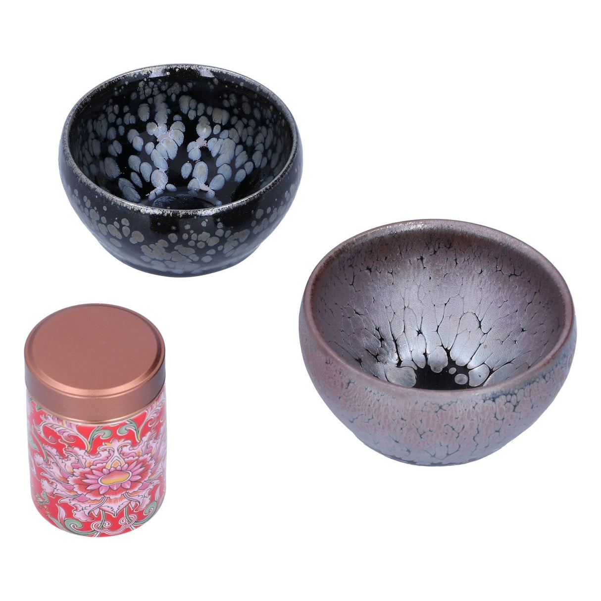 Tea Canister Teacup Set Ceramics Kung Fu Tea Set Gift Accessories for Home Gift Drinking