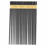 10 Pairs Chinese Style Chopsticks Set Safe Durable Tableware Gift for Family Hotel