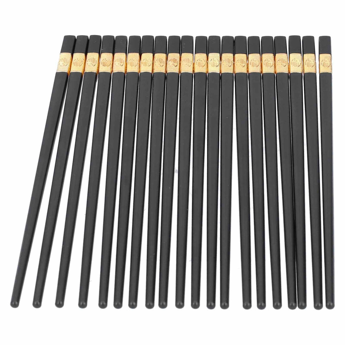 10 Pairs Chinese Style Chopsticks Set Safe Durable Tableware Gift for Family Hotel
