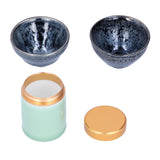Kung Fu Tea Set Ceramic Tea Canister and Tea Cup for Gift Teaware Home Decoration