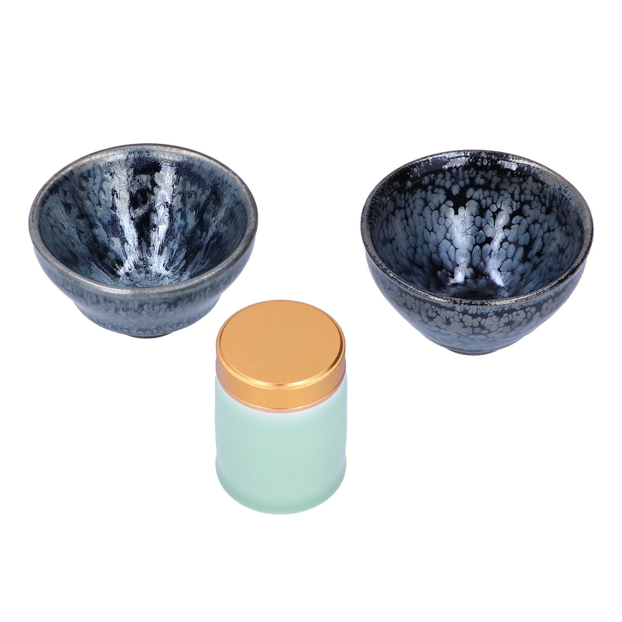 Kung Fu Tea Set Ceramic Tea Canister and Tea Cup for Gift Teaware Home Decoration