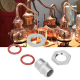 Fermentation Bulkhead Kit Stainless Steel Beer Brewing Utensils Brewer Hardwares - Extra Image