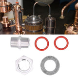Fermentation Bulkhead Kit Stainless Steel Beer Brewing Utensils Brewer Hardwares