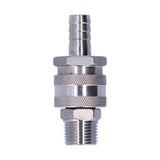 Weldless Kettle Valve Kit 1/2in BSP Ball Valve Quick Connector Bulkhead Assembly