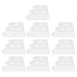10 Set Cake Spray Mold Cake Border Embossing Mold Fondant Dessert Baking Stencils - Side View