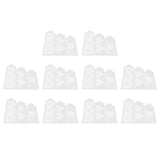 10 Set Cake Spray Mold Cake Border Embossing Mold Fondant Dessert Baking Stencils - Low Angle