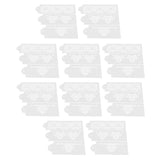 10 Set Cake Spray Mold Cake Border Embossing Mold Fondant Dessert Baking Stencils - Extra Image