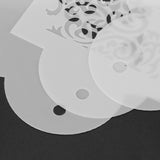 10 Set Cake Spray Mold Cake Border Embossing Mold Fondant Dessert Baking Stencils