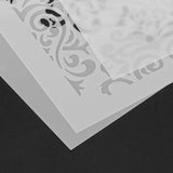 10 Set Cake Spray Mold Cake Border Embossing Mold Fondant Dessert Baking Stencils - Extra Image