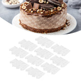 10 Set Cake Spray Mold Cake Embossing Mold Baking Stencils for Home Kitchen Tool