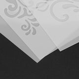 10 Set Cake Spray Mold Cake Embossing Mold Baking Stencils for Home Kitchen Tool - Extra Image