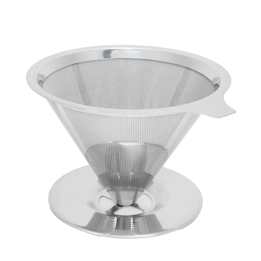 Stainless Steel Brew Drip Coffee Filter Funnel Cup Dripper Coffee Machine Accessories