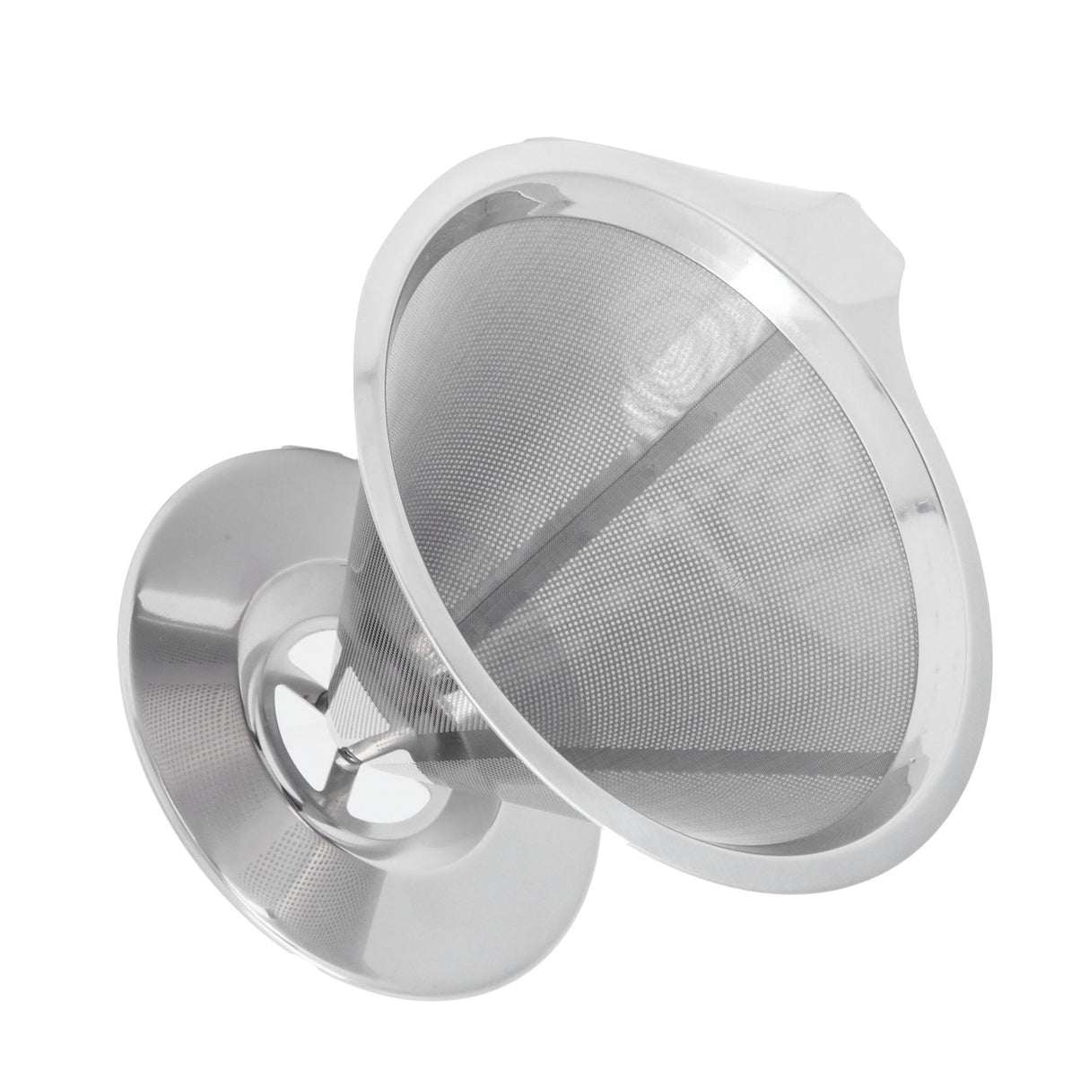 Stainless Steel Brew Drip Coffee Filter Funnel Cup Dripper Coffee Machine Accessories