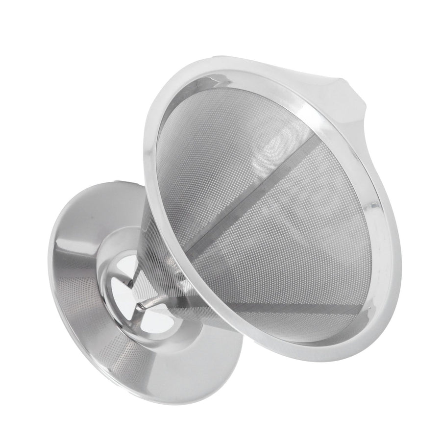 Stainless Steel Brew Drip Coffee Filter Funnel Cup Dripper Coffee Machine Accessories