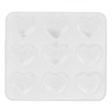 3Pcs Heart-Shaped Mold DIY Baking Mold 9-Hole Cake Making Mold Tool for Home Use