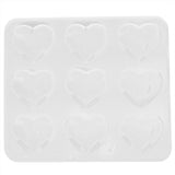 3Pcs Heart-Shaped Mold DIY Baking Mold 9-Hole Cake Making Mold Tool for Home Use - Side View