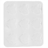3Pcs Heart-Shaped Mold DIY Baking Mold 9-Hole Cake Making Mold Tool for Home Use - Low Angle