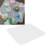 3Pcs Heart-Shaped Mold DIY Baking Mold 9-Hole Cake Making Mold Tool for Home Use