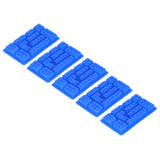 5Pcs Blue Silicone Ice Tray Mold Block Shape Chocolate Cake DIY Baking Mold for Bakery Home