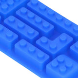 5Pcs Blue Silicone Ice Tray Mold Block Shape Chocolate Cake DIY Baking Mold for Bakery Home