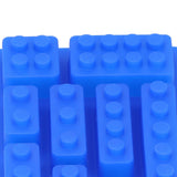 5Pcs Blue Silicone Ice Tray Mold Block Shape Chocolate Cake DIY Baking Mold for Bakery Home