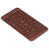 5Pcs Cute Shape Baking Mold Silicone Chocolate Pudding Cake Mold for Kitchen HomeLetter