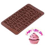 5Pcs Cute Shape Baking Mold Silicone Chocolate Pudding Cake Mold for Kitchen HomeLetter - Extra Image
