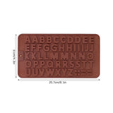 5Pcs Cute Shape Baking Mold Silicone Chocolate Pudding Cake Mold for Kitchen HomeLetter - Extra Image