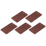 5Pcs Cute Shape Baking Mold Silicone Chocolate Pudding Cake Mold for Kitchen HomeNumber