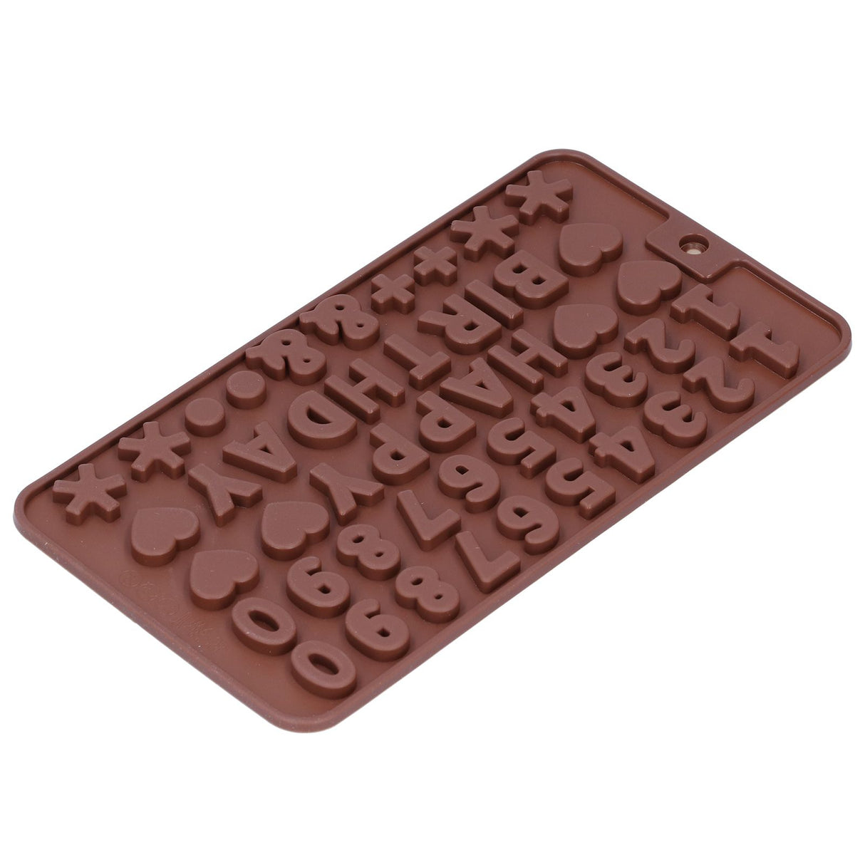 5Pcs Cute Shape Baking Mold Silicone Chocolate Pudding Cake Mold for Kitchen HomeNumber