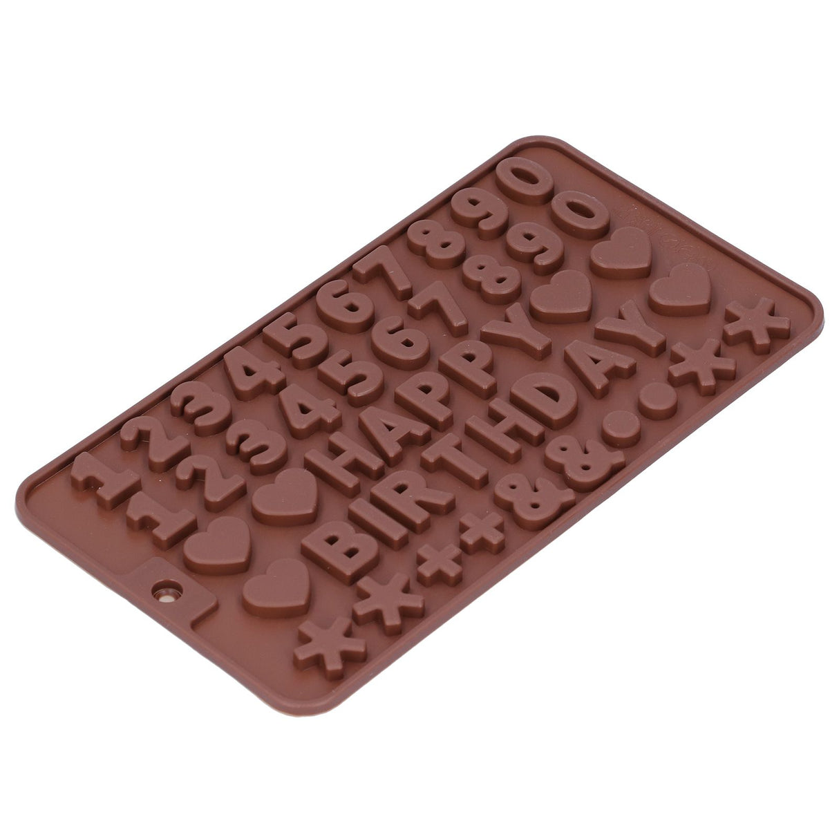 5Pcs Cute Shape Baking Mold Silicone Chocolate Pudding Cake Mold for Kitchen HomeNumber