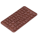 5Pcs Cute Shape Baking Mold Silicone Chocolate Pudding Cake Mold for Kitchen HomeNumber